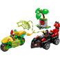 LEGO Marvel 11198 : Course-poursuite entre Spin et Electro en dino-véhicules