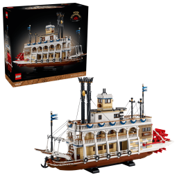LEGO Ideas 21356 : Le bateau à vapeur du Mississippi