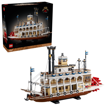 LEGO Ideas 21356 : Le bateau à vapeur du Mississippi