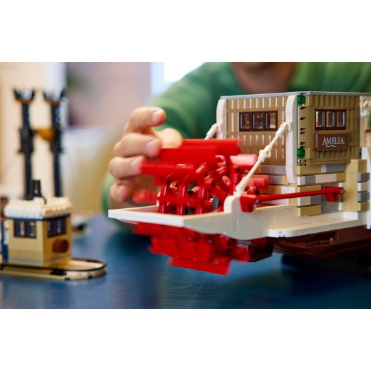 LEGO Ideas 21356 : Le bateau à vapeur du Mississippi