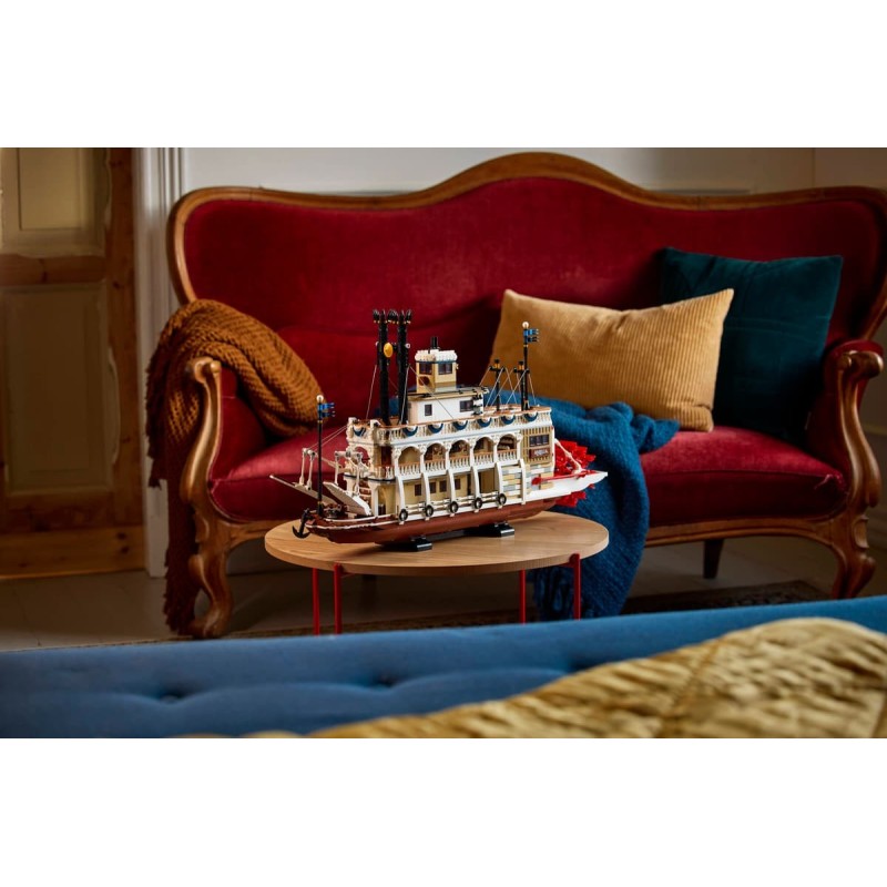 LEGO Ideas 21356 : Le bateau à vapeur du Mississippi
