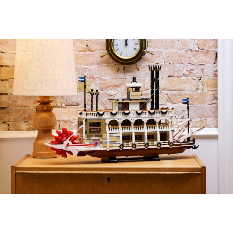 LEGO Ideas 21356 : Le bateau à vapeur du Mississippi