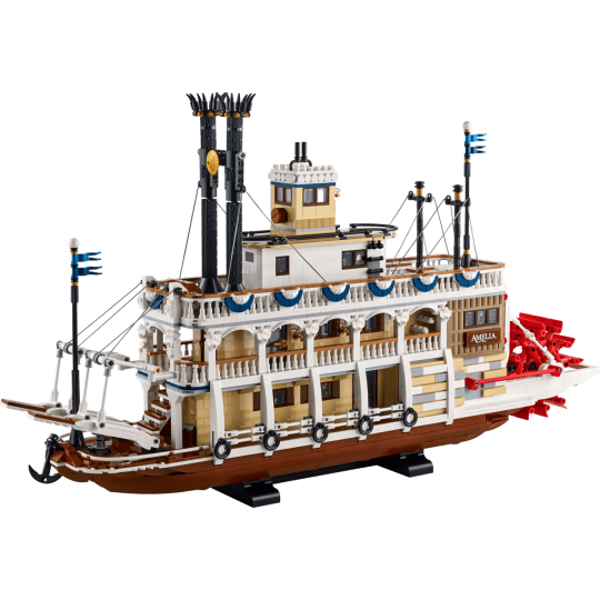 LEGO Ideas 21356 : Le bateau à vapeur du Mississippi