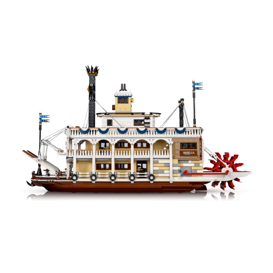 LEGO Ideas 21356 : Le bateau à vapeur du Mississippi