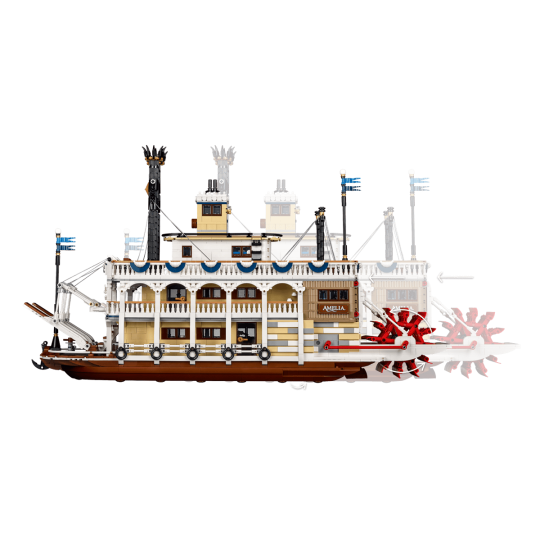 LEGO Ideas 21356 : Le bateau à vapeur du Mississippi