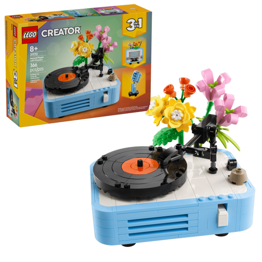 LEGO Creator 31172 : Le tourne-disque et ses fleurs