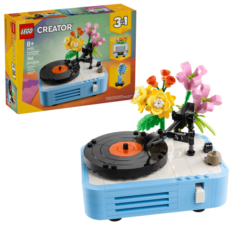 LEGO Creator 31172 : Le tourne-disque et ses fleurs