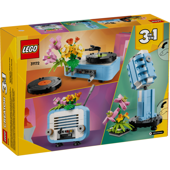 LEGO Creator 31172 : Le tourne-disque et ses fleurs