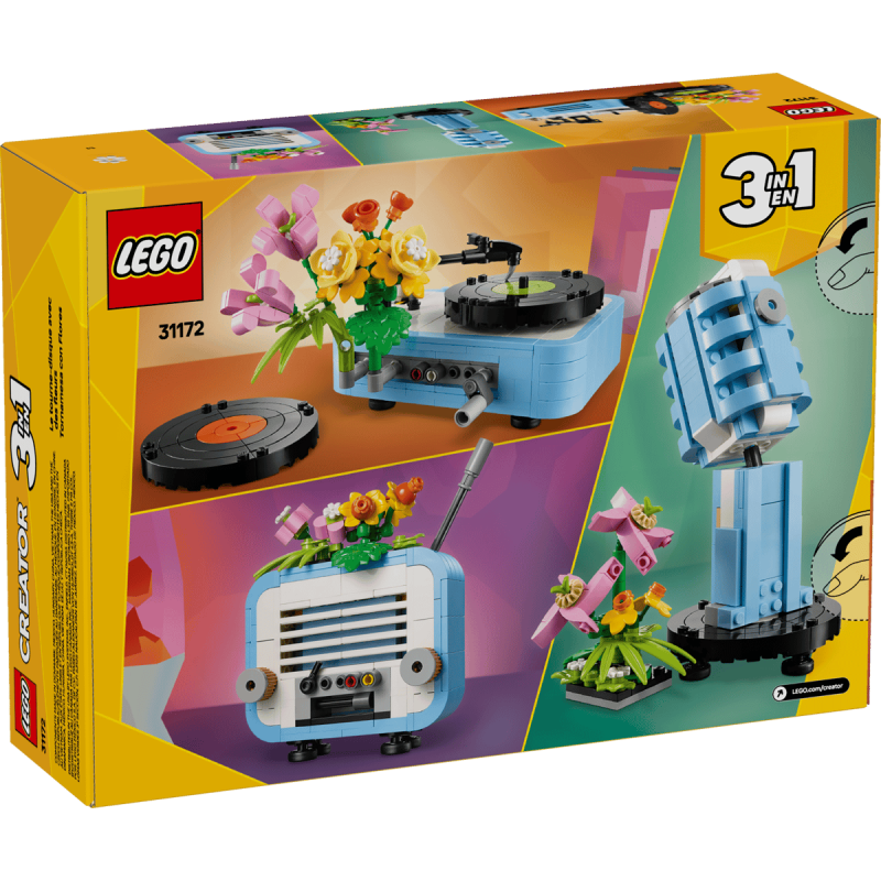 LEGO Creator 31172 : Le tourne-disque et ses fleurs