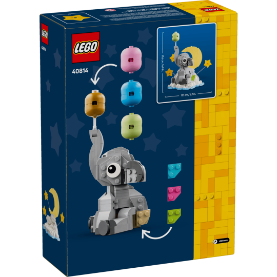 LEGO Objets divers 40814 : Le bébé éléphant dans le ciel