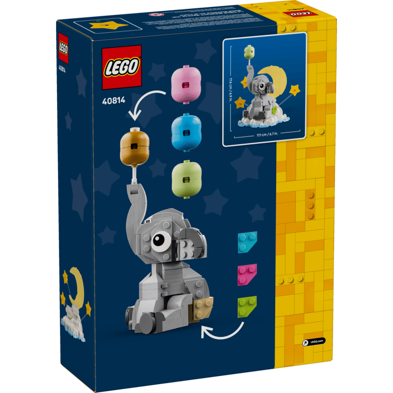 LEGO Objets divers 40814 : Le bébé éléphant dans le ciel