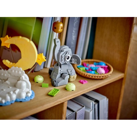 LEGO Objets divers 40814 : Le bébé éléphant dans le ciel