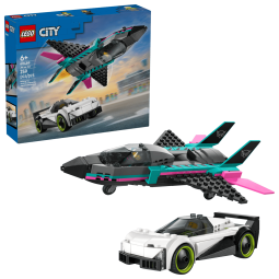 LEGO City 60489 :  Le jet contre la voiture