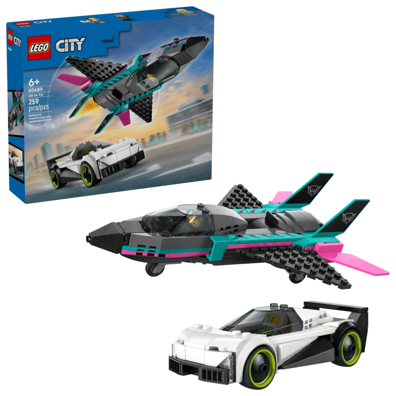 LEGO City 60489 :  Le jet contre la voiture