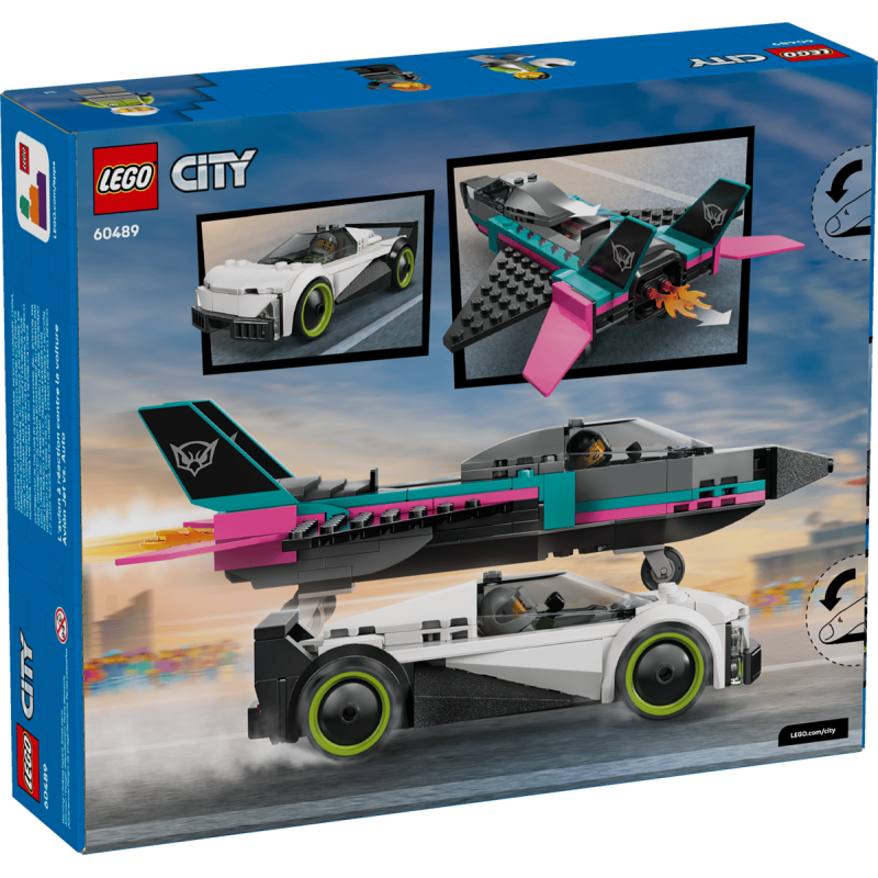 LEGO City 60489 :  Le jet contre la voiture