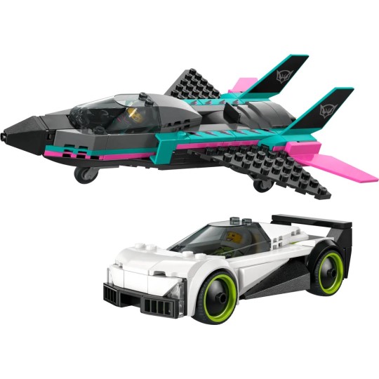 LEGO City 60489 :  Le jet contre la voiture