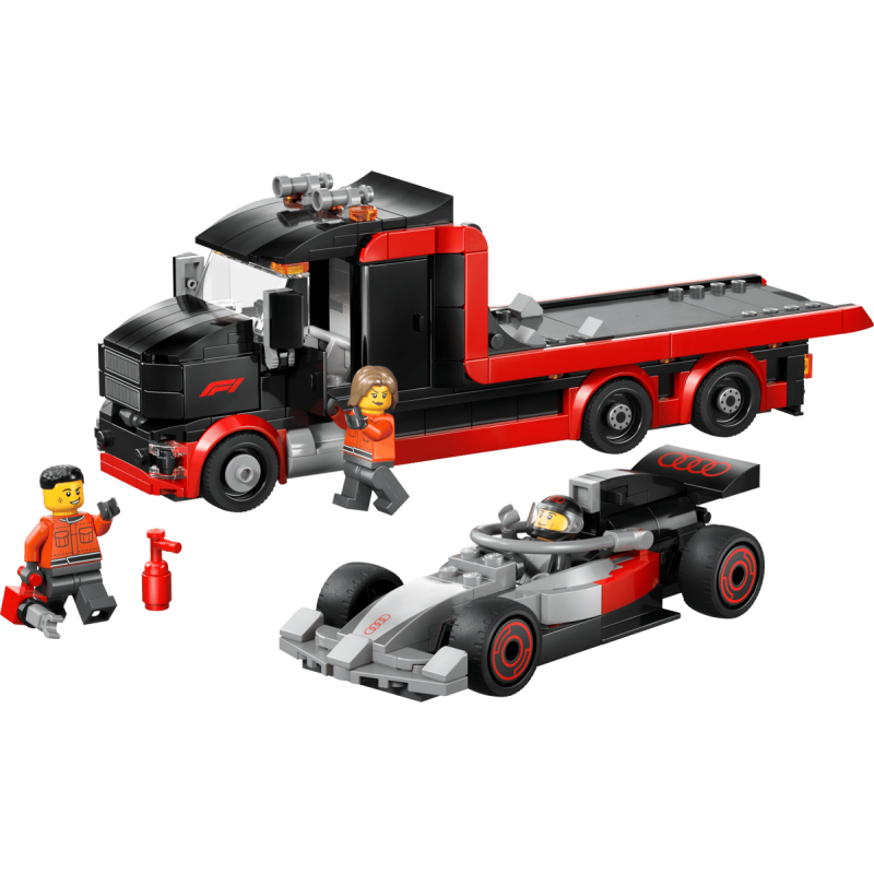 LEGO City 60493 : Camion de F1 avec voiture de course de F1 Audi