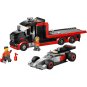 LEGO City 60493 : Camion de F1 avec voiture de course de F1 Audi