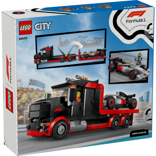 LEGO City 60493 : Camion de F1 avec voiture de course de F1 Audi