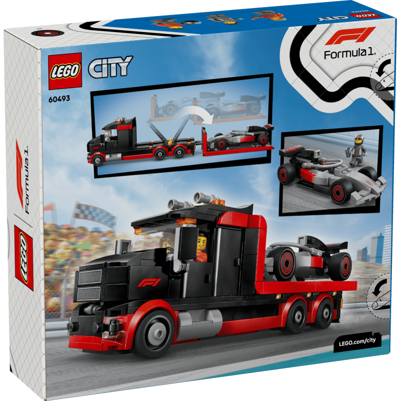 LEGO City 60493 : Camion de F1 avec voiture de course de F1 Audi