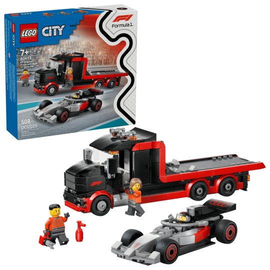 LEGO City 60493 : Camion de F1 avec voiture de course de F1 Audi