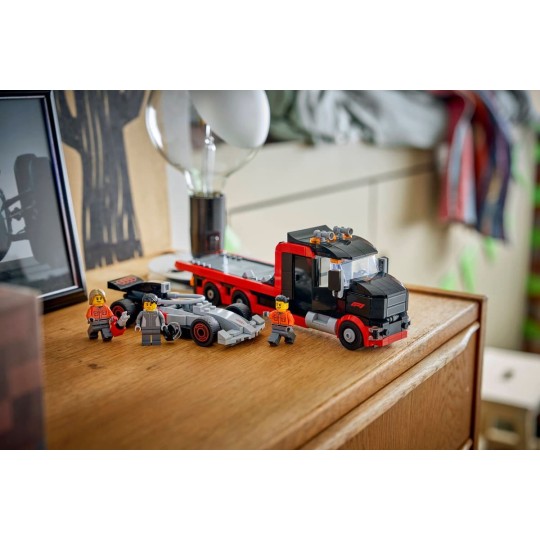 LEGO City 60493 : Camion de F1 avec voiture de course de F1 Audi