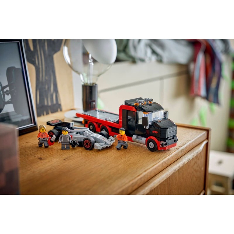 LEGO City 60493 : Camion de F1 avec voiture de course de F1 Audi