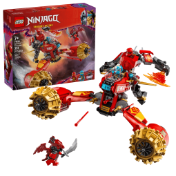 LEGO Ninjago 71830 :  La moto tempête du robot de Kai