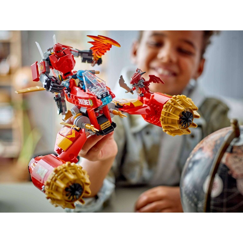 LEGO Ninjago 71830 :  La moto tempête du robot de Kai