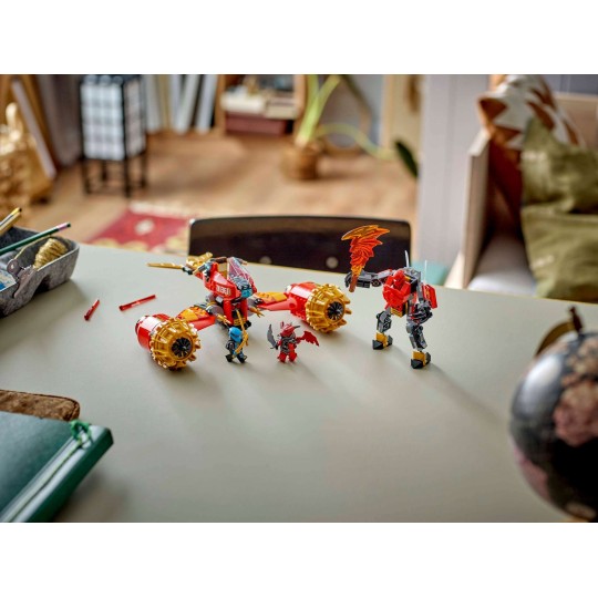 LEGO Ninjago 71830 :  La moto tempête du robot de Kai