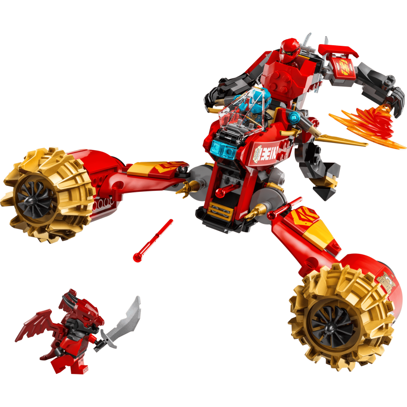 LEGO Ninjago 71830 :  La moto tempête du robot de Kai