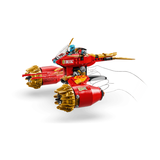LEGO Ninjago 71830 :  La moto tempête du robot de Kai