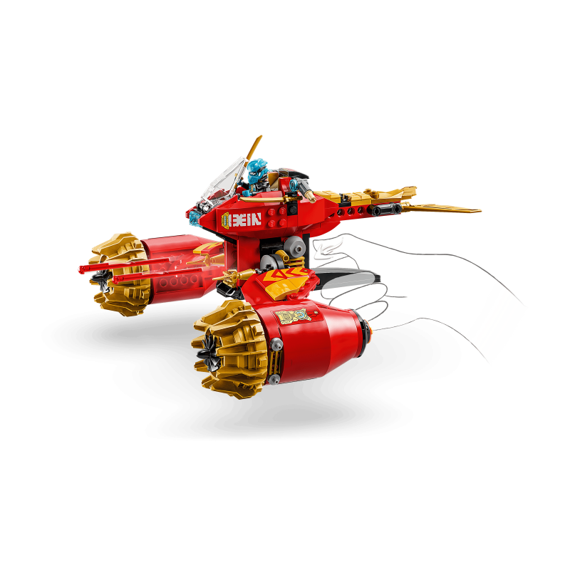 LEGO Ninjago 71830 :  La moto tempête du robot de Kai