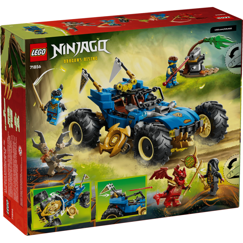 LEGO NINJAGO 71856 – La voiture transformable de Jay | GoldenBrick