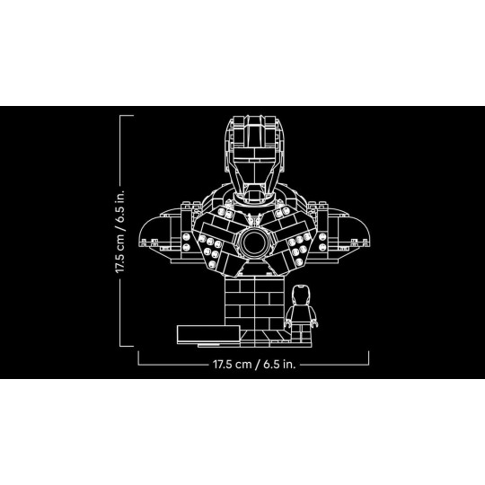 LEGO Marvel 76327 : Buste d’Iron Man MK4