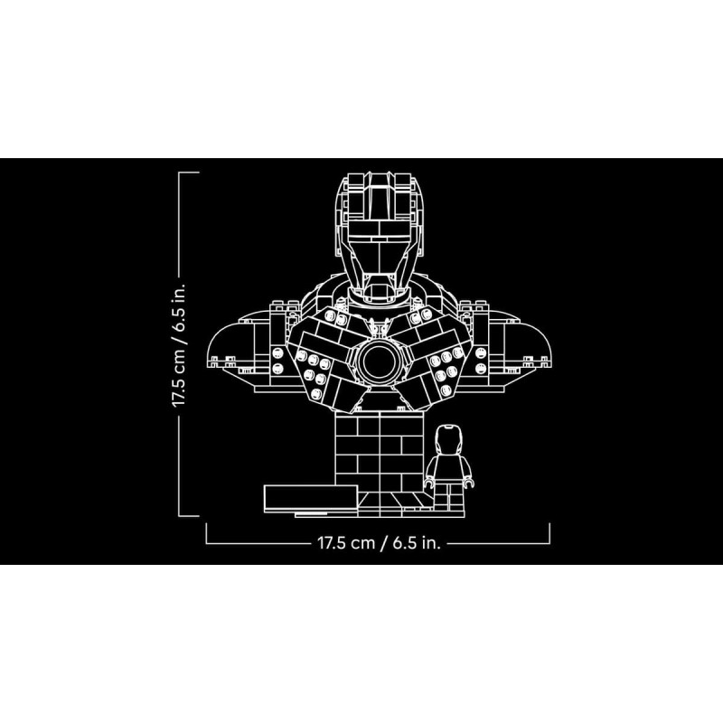 LEGO Marvel 76327 : Buste d’Iron Man MK4