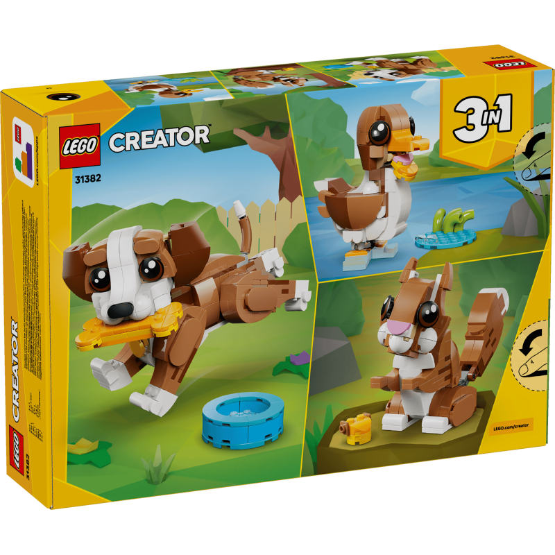 LEGO Creator 31382 : Les adorables animaux : le chiot joueur