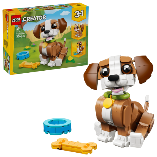 LEGO Creator 31382 : Les adorables animaux : le chiot joueur