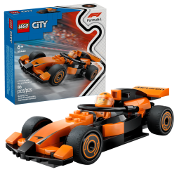 LEGO City 60442 : Voiture de course McLaren avec pilote de F1