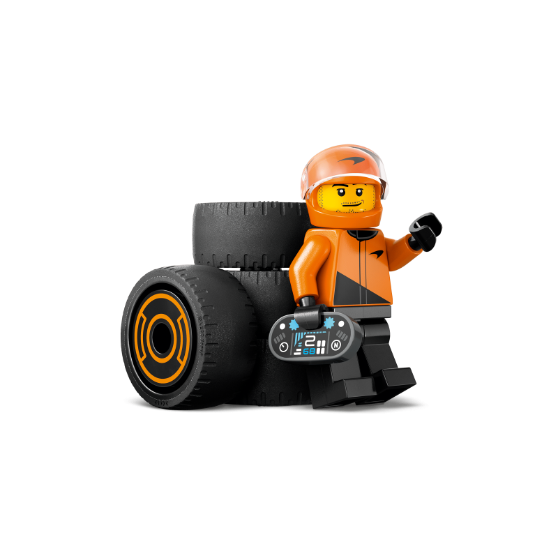 LEGO City 60442 : Voiture de course McLaren avec pilote de F1