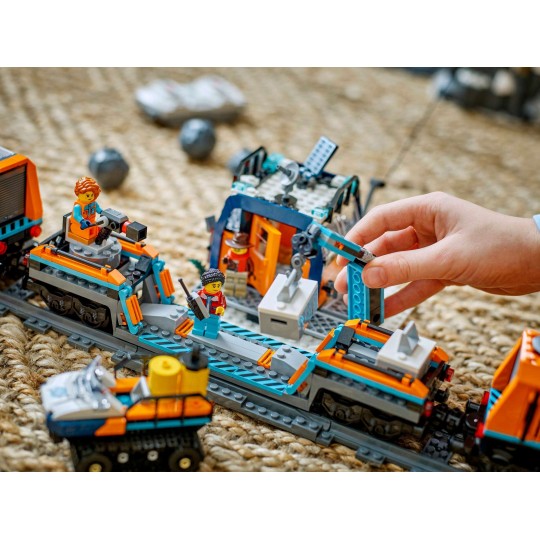 LEGO City 60470 : Le train express des explorateurs en Arctique