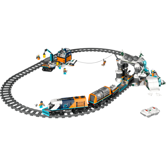 LEGO City 60470 : Le train express des explorateurs en Arctique