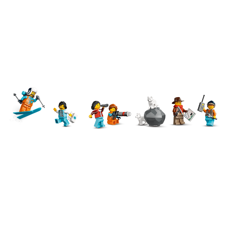 LEGO City 60470 : Le train express des explorateurs en Arctique