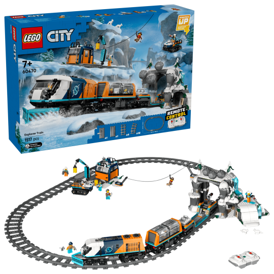 LEGO City 60470 : Le train express des explorateurs en Arctique