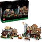 LEGO Icons 10332 La Place de la Ville Médiévale – Set de Collection Adulte