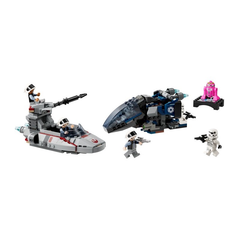 Lego Star Wars 40755 - Le vaisseau de transport impérial contre le speeder des éclaireurs rebelles