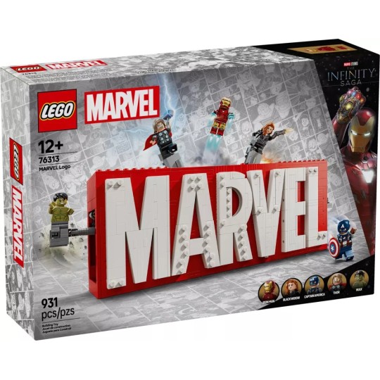 Lego MARVEL 76313 - Logo MARVEL et ses super-héros