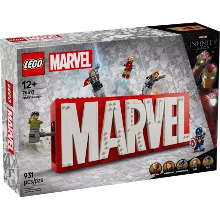 Lego MARVEL 76313 - Logo MARVEL et ses super-héros
