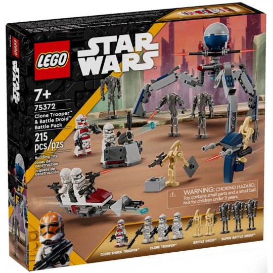 Lego Star Wars 75372 - Pack de combat des Clone Troopers et Droïdes de combat