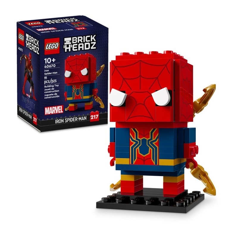 Lego Marvel 40670 - Iron Spider-Man - BrickHeadz